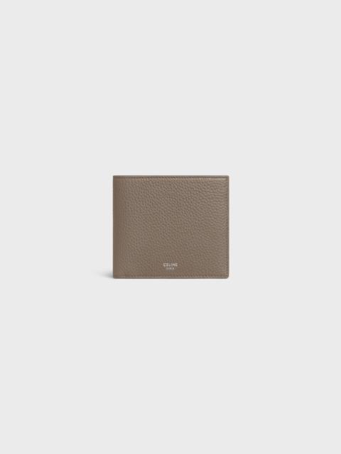 CELINE Bi-fold card holder IN GRAINED CALFSKIN