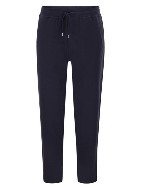 Brunello Cucinelli Brunello Cucinelli Men Techno Cotton Fleece Trousers