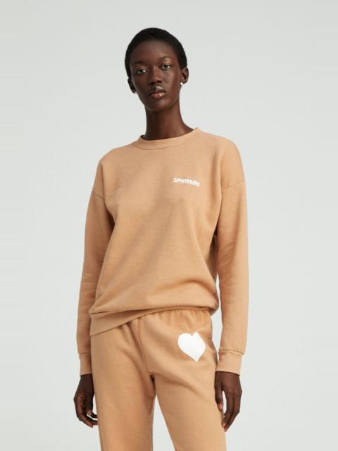SPRWMN PEACH LOGO SWEATSHIRT