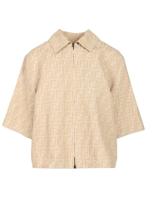 FENDI Fendi Women Ff Chambray Jacket