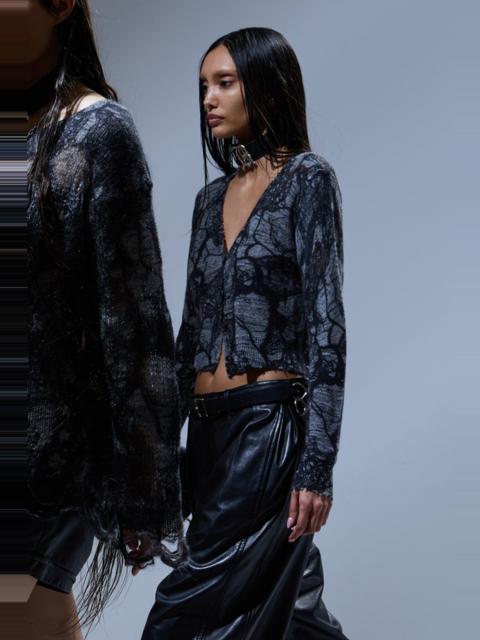 R13 PRINTED BABY CARDIGAN