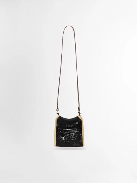 Lemaire MINI CROSSBODY FILT NET BAG