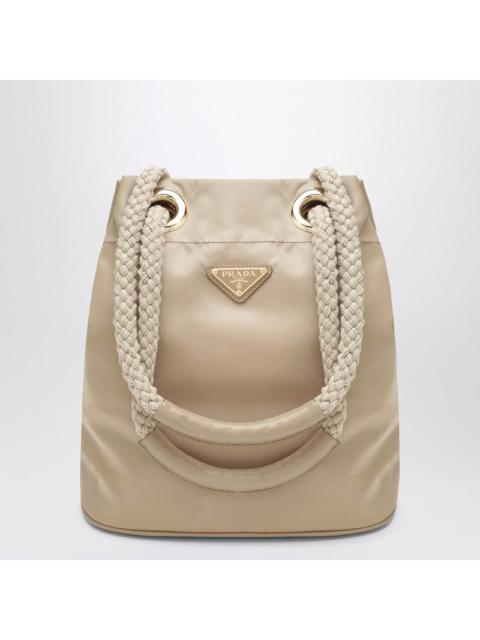 Prada Prada Mariner Small Bucket Bag In Camel Re-Nylon Women
