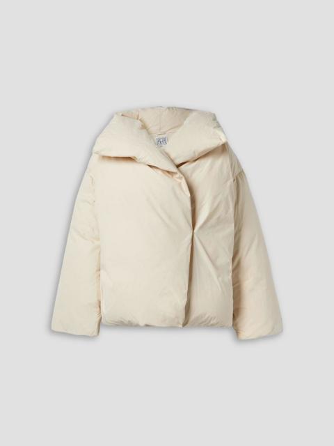 TOTEME Signature cotton-blend shell down jacket