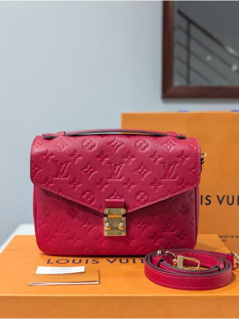 Louis Vuitton Louis Vuitton Red Monogram Empreinte Pochette Metis