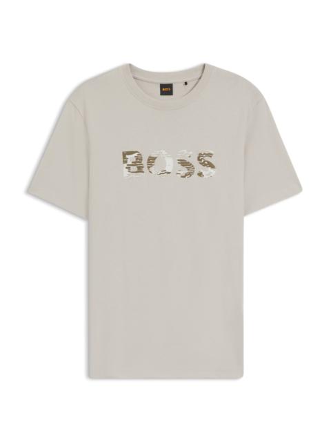 BOSS REGULAR-FIT T-SHIRT IN COTTON JERSEY