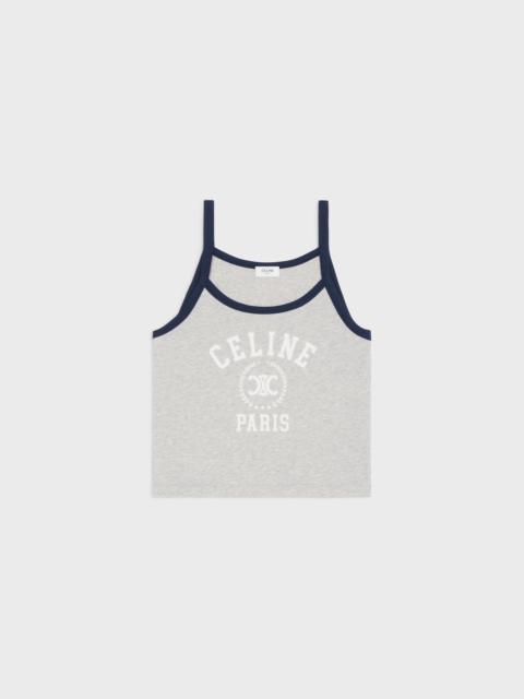 CELINE celine tank top IN cotton jersey