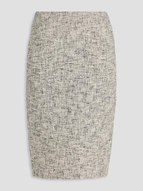 Zimmermann Linen-blend tweed pencil skirt