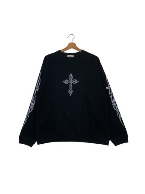 Other Designers Japanese Brand - Karma Cross Crewneck Sweatshirt