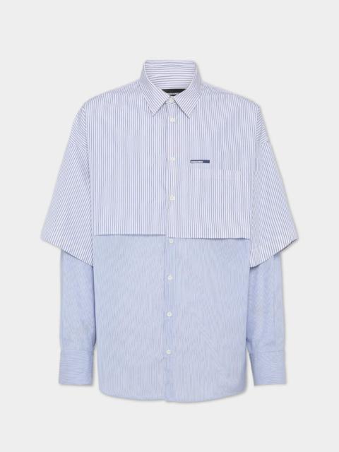 DSQUARED2 OVERSIZE HYBRID SHIRT