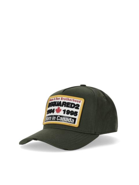 Dsquared2 D2 Patch Military Green Baseball Cap