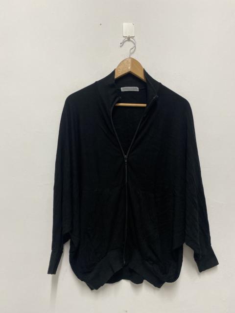 Tsumori Chisato Black Batwing Zip-Up Cardigan