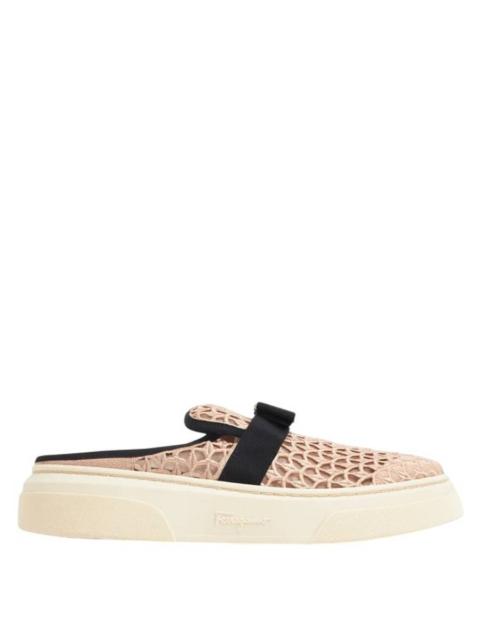 FERRAGAMO Ferragamo Laser-Cut Vara Bow Mule Sneaker