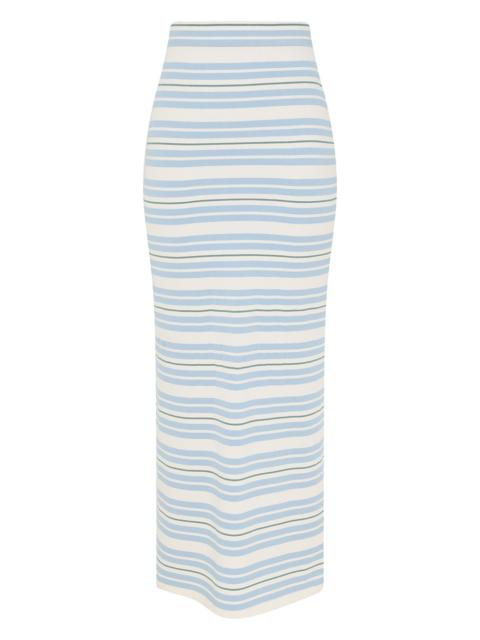 Zimmermann REBELLION STRIPE MIDI SKIRT
