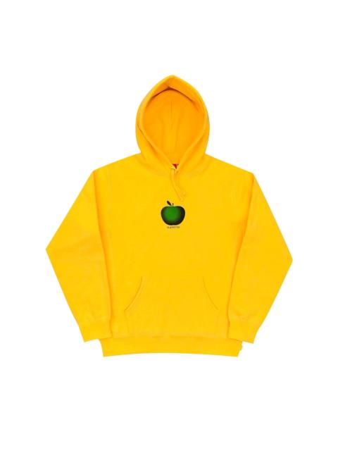 Supreme Supreme Apple Hooded Sweatshirt 'Yellow'
