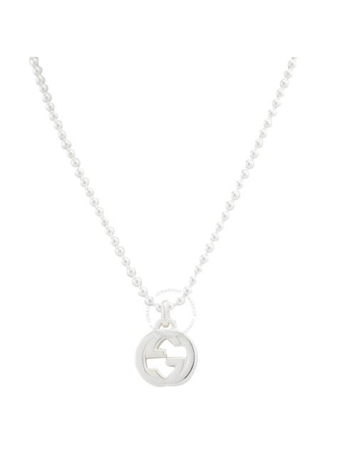 GUCCI Gucci Interlocking G necklace in silver