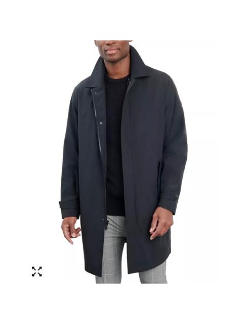 Other Designers NWT Michael Kors Men's Macintosh Full-Zip Raincoat in Black Sz Large $225