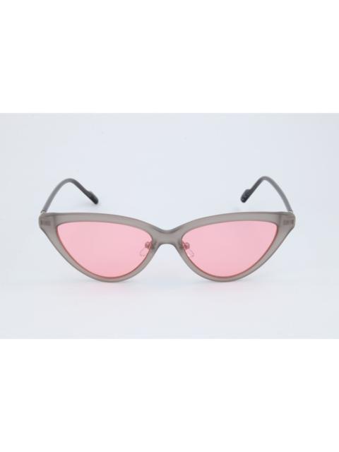 adidas Adidas Ladies Grey Cat Eye Sunglasses AOK006-CK4095