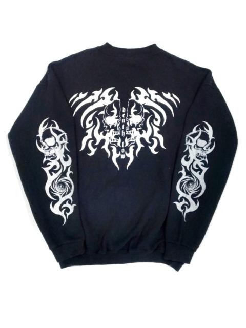 Other Designers Vintage - RARE! VTG 80s BLACK ANGEL "DEATH LOW" GOTH METAL SWEATSHIRT