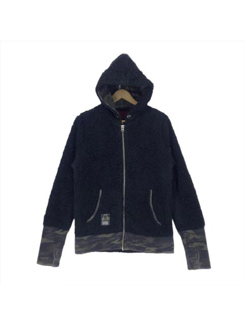 Other Designers Vintage - Vintage Sierra Designs Fleece Deep Pile Camo Hoodie