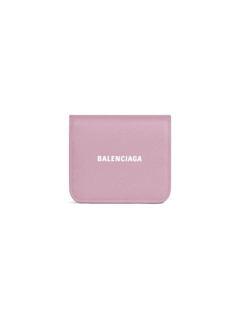 BALENCIAGA Women's Cash Flap Coin And Card Holder in Pink