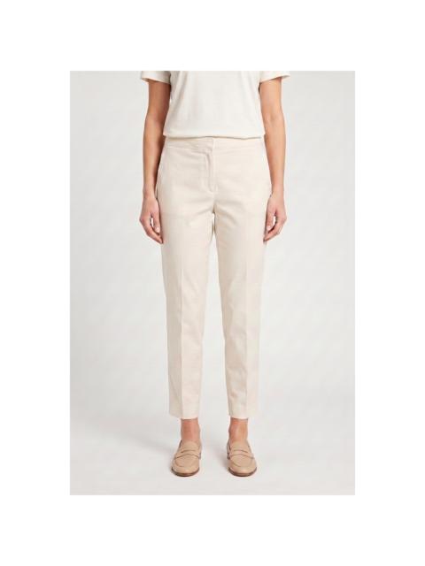 Brunello Cucinelli Brunello Cucinelli Wolight Beige Tailored Trousers