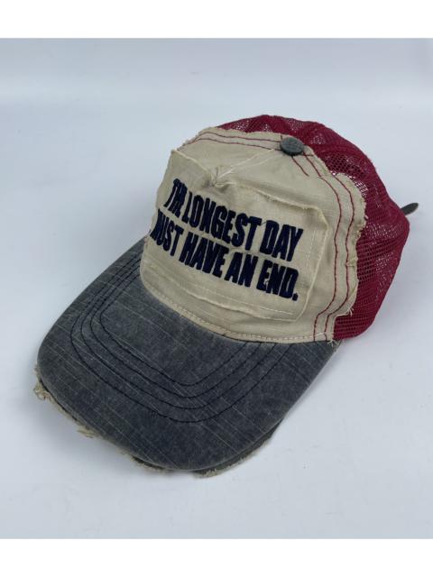 Other Designers Japanese Brand - castano distressed trucker hat cap