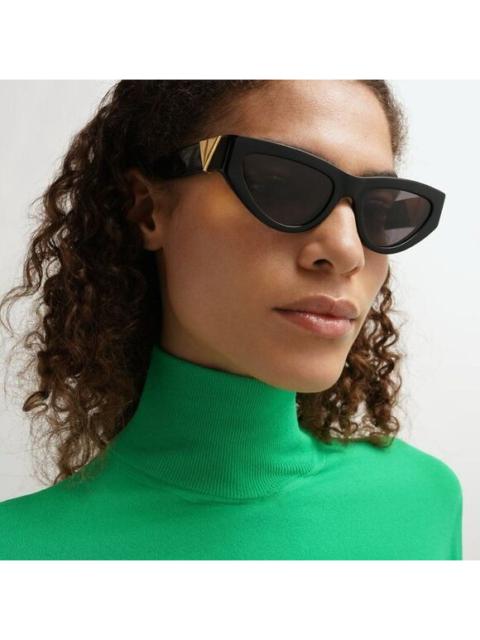 Bottega Veneta SALE! NEW Bottega Veneta BV1176S 001 Black Grey Cat Eye Women Sunglasses