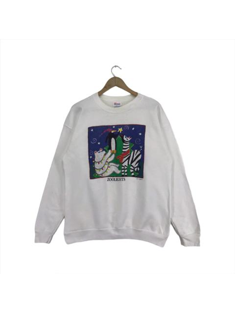 Other Designers Vintage - Vintage 90’s Zoo Light Sweatshirt Crewneck Big Logo
