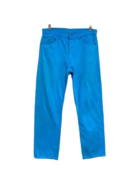Levi's Vintage 90s Levis 501 Turquoise Blue Jeans 34x30 Made in USA