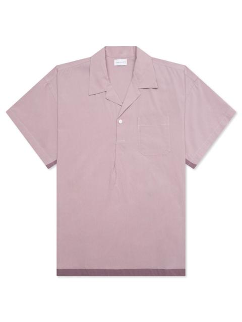 John Elliott PULLOVER CAMP SHIRT - HAZE/PURPLE