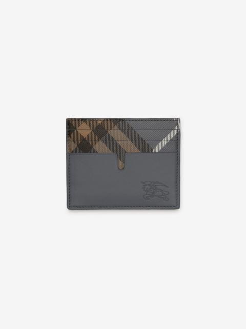 Burberry Tall Pop Check Card Case​