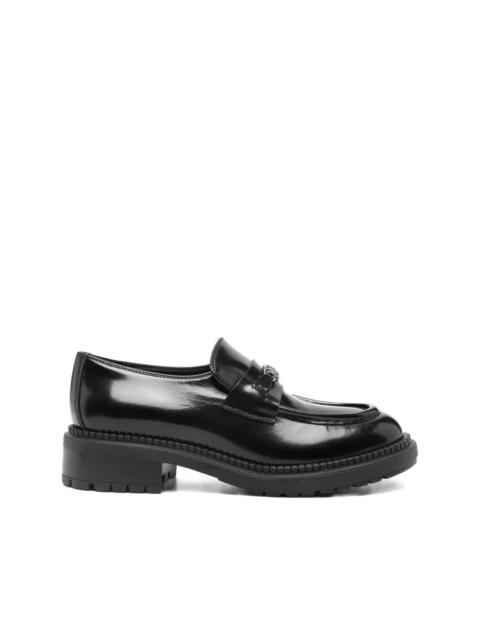CASADEI metal detail loafers