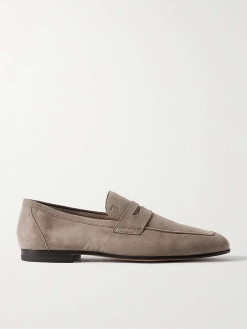 Suede Penny Loafers