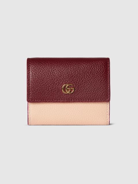 GUCCI GG Marmont bi-color mini wallet
