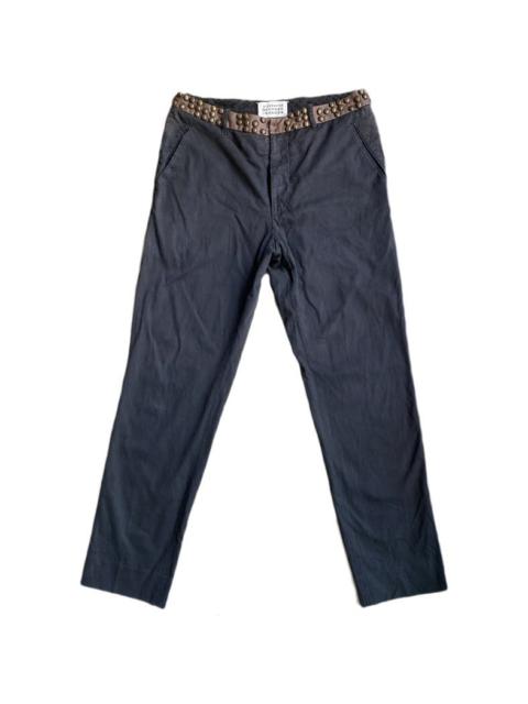 Maison Margiela SS07 Rivet Studded Leather Waist Pants