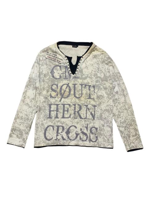 Hysteric Glamour Japanese Brand Badger Anarchy Mud Poem Double Layer Neck