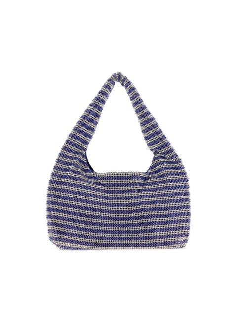 Other Designers Kara Two-tone Rhinestones Mini Handbag