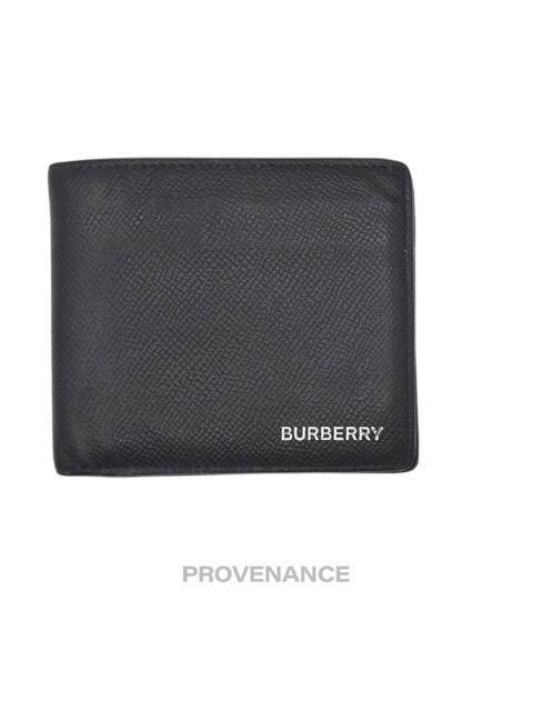 Burberry Burberry Logo Bifold Wallet - Black Grained Leather