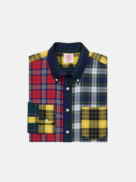 J. PRESS MADE-IN-USA FLANNEL TARTAN FUN SHIRT - CLASSIC FIT