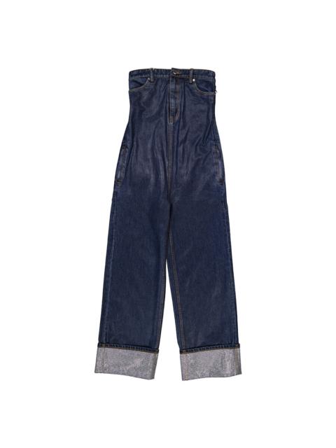 Alexander Wang Alexander Wang Strapless Denim Jumpsuit, Brand Size 2