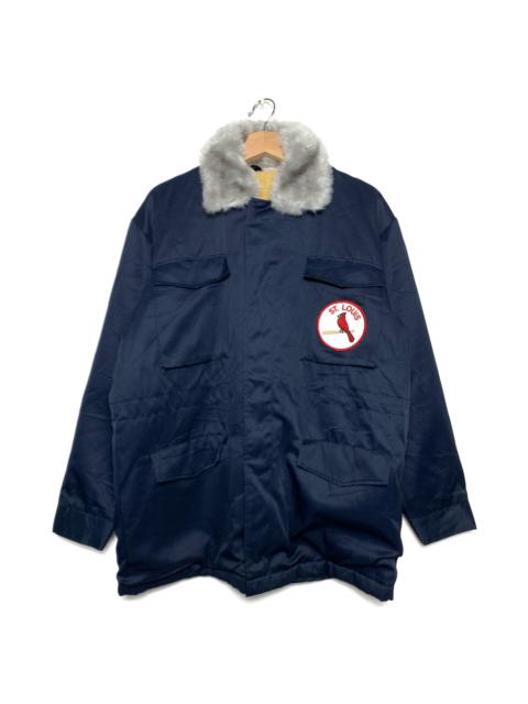 Other Designers MLB - Vintage St.Louis Baseball Fur Jacket
