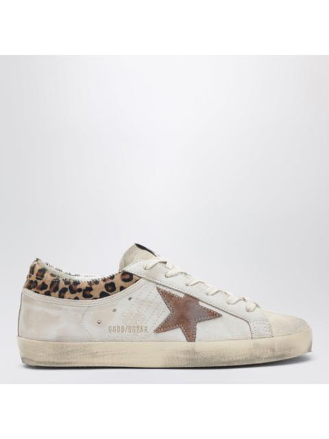 Golden Goose Golden Goose White And Beige Super-Star Sneakers With Pony Hair Details Women