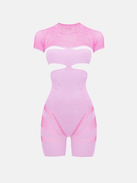 POSTER GIRL POLLARD PLAYSUIT LILAC