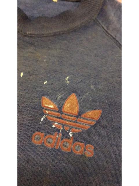 adidas Vintage-Vintage Adidas Sweatshirt Faded Distressed Painter