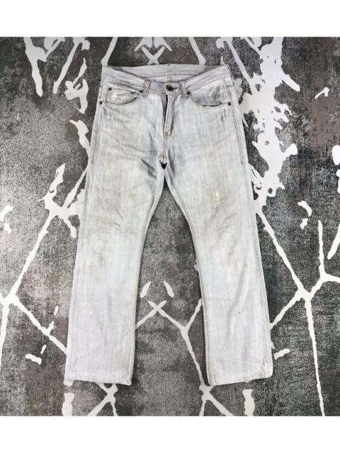 Other Designers Designer - Stimulus Faded Gray Dirty Wash Denim KJ1229