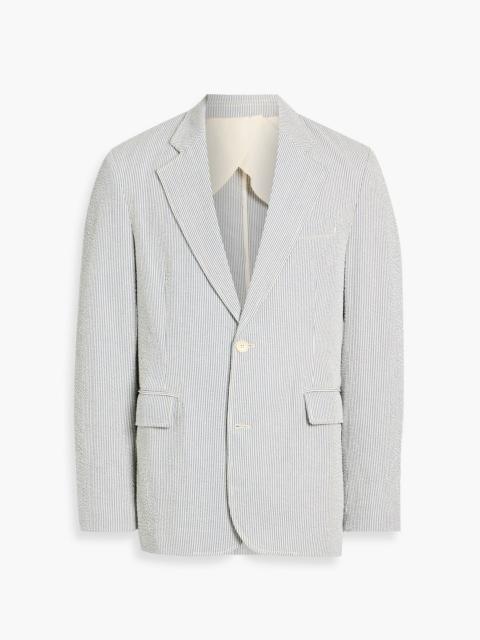 Other Designers Cooper striped cotton-seersucker blazer