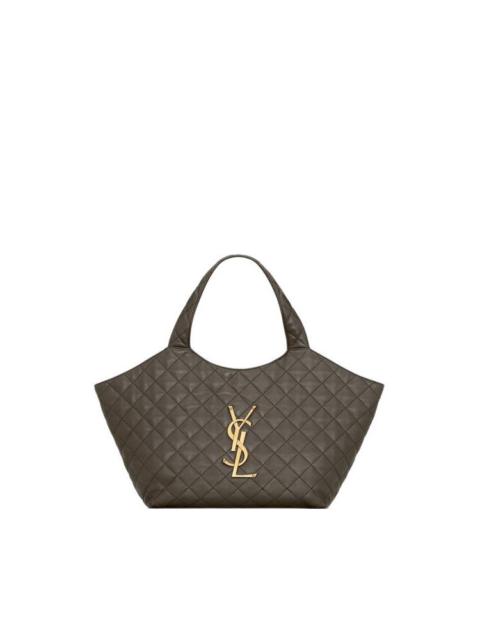 SAINT LAURENT SAINT LAURENT Icare Medium $4700 Light Musk Tote Bag New & A