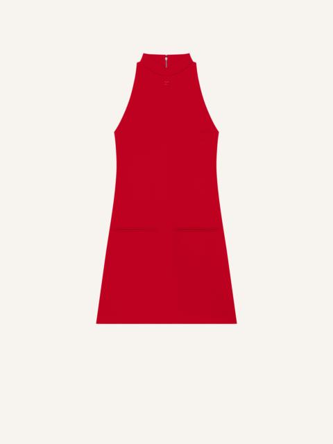 courrèges HERITAGE CREPE A-LINE DRESS