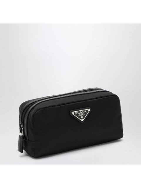 Prada Prada Black Re-Nylon Beauty Case With Logo Men